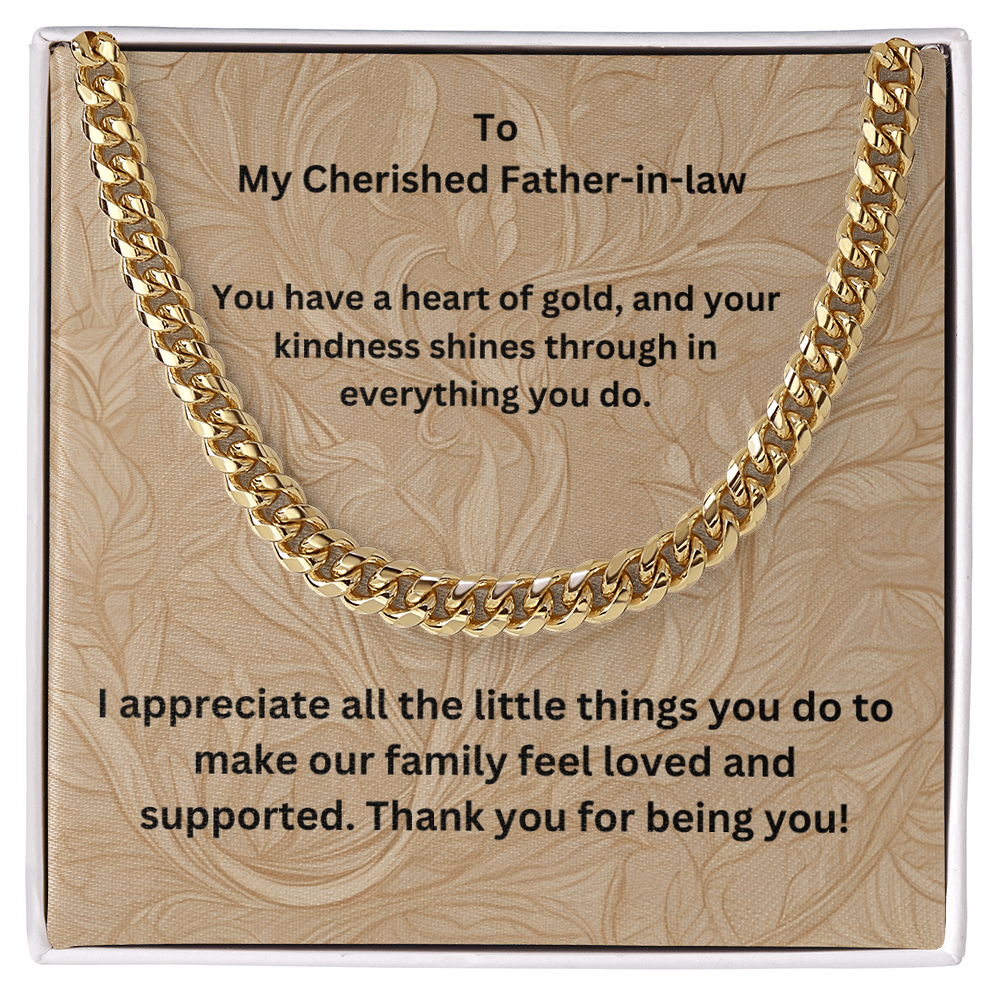 To My Cherished Father-In-Law