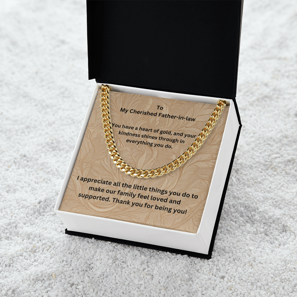 To My Cherished Father-In-Law