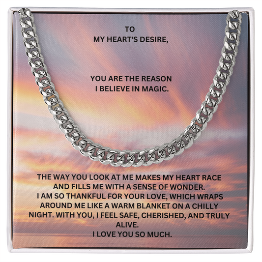 Sunset Clouds Link Chain