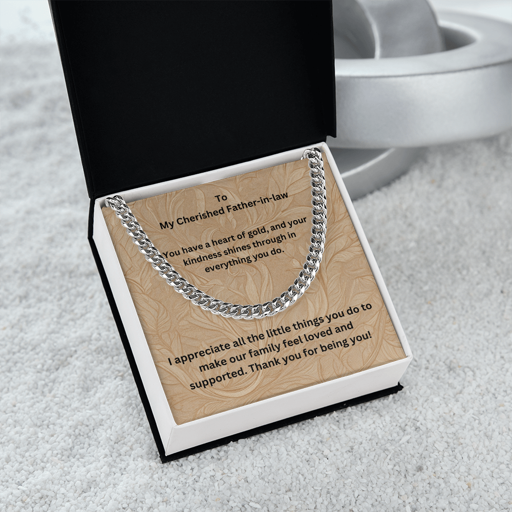 To My Cherished Father-In-Law