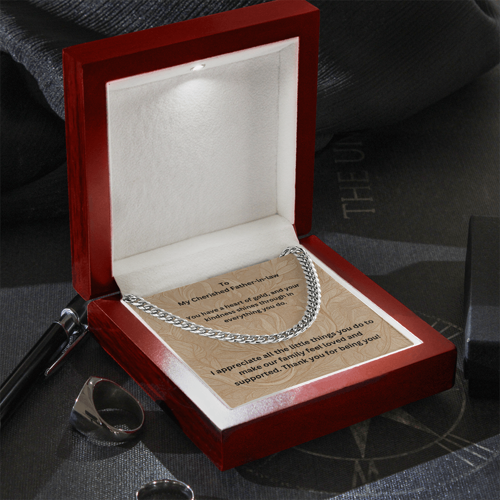 To My Cherished Father-In-Law