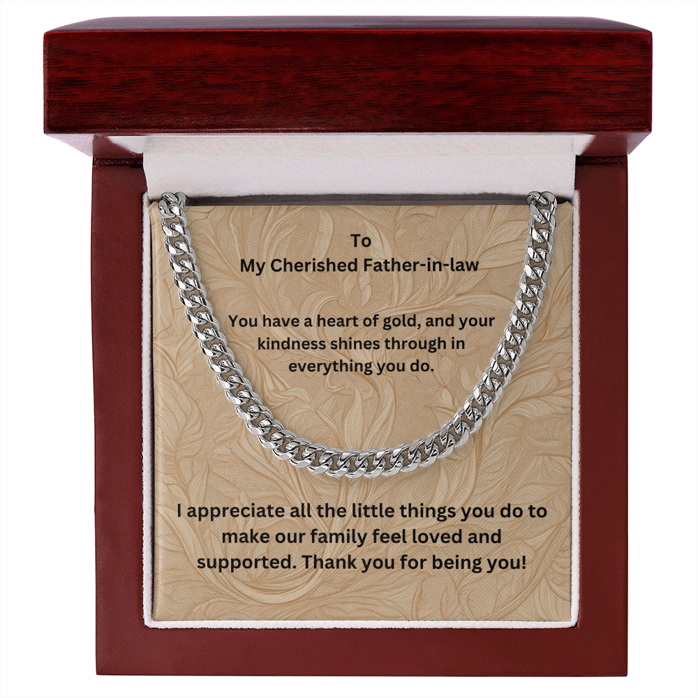 To My Cherished Father-In-Law