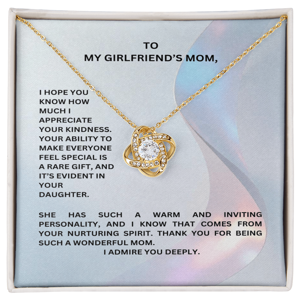 To My Girlfriend's Mom- I Admire You Deeply