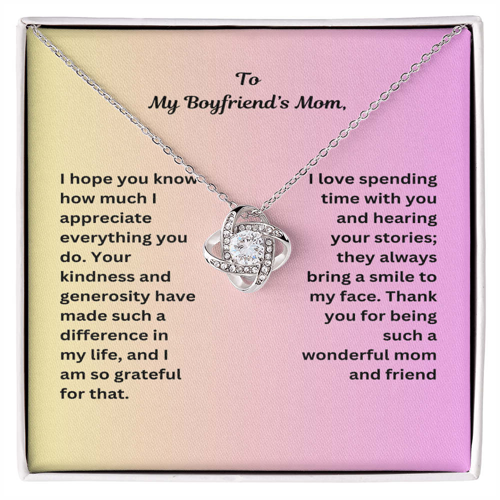 To My Boyfriend's Mom- Wonderful mom
