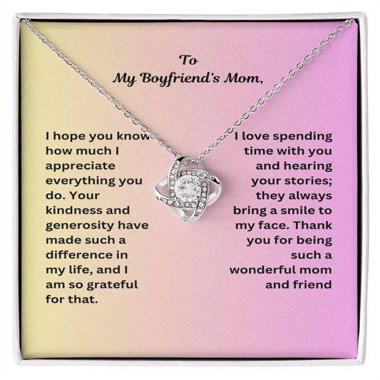 To My Boyfriend's Mom- Wonderful mom