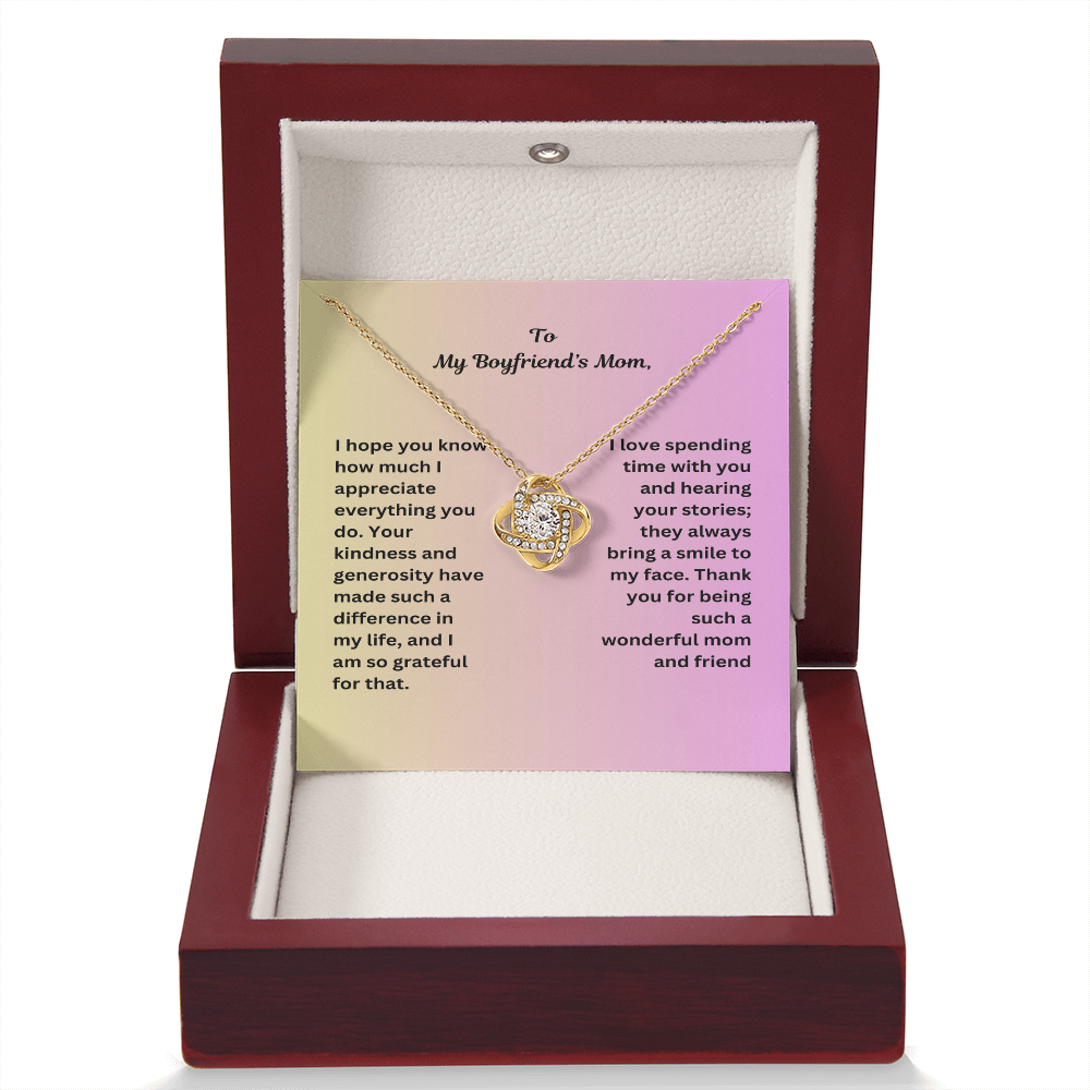 To My Boyfriend's Mom- Wonderful mom