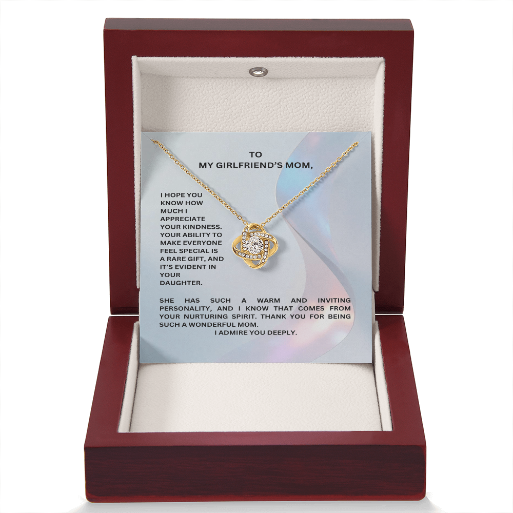 To My Girlfriend's Mom- I Admire You Deeply