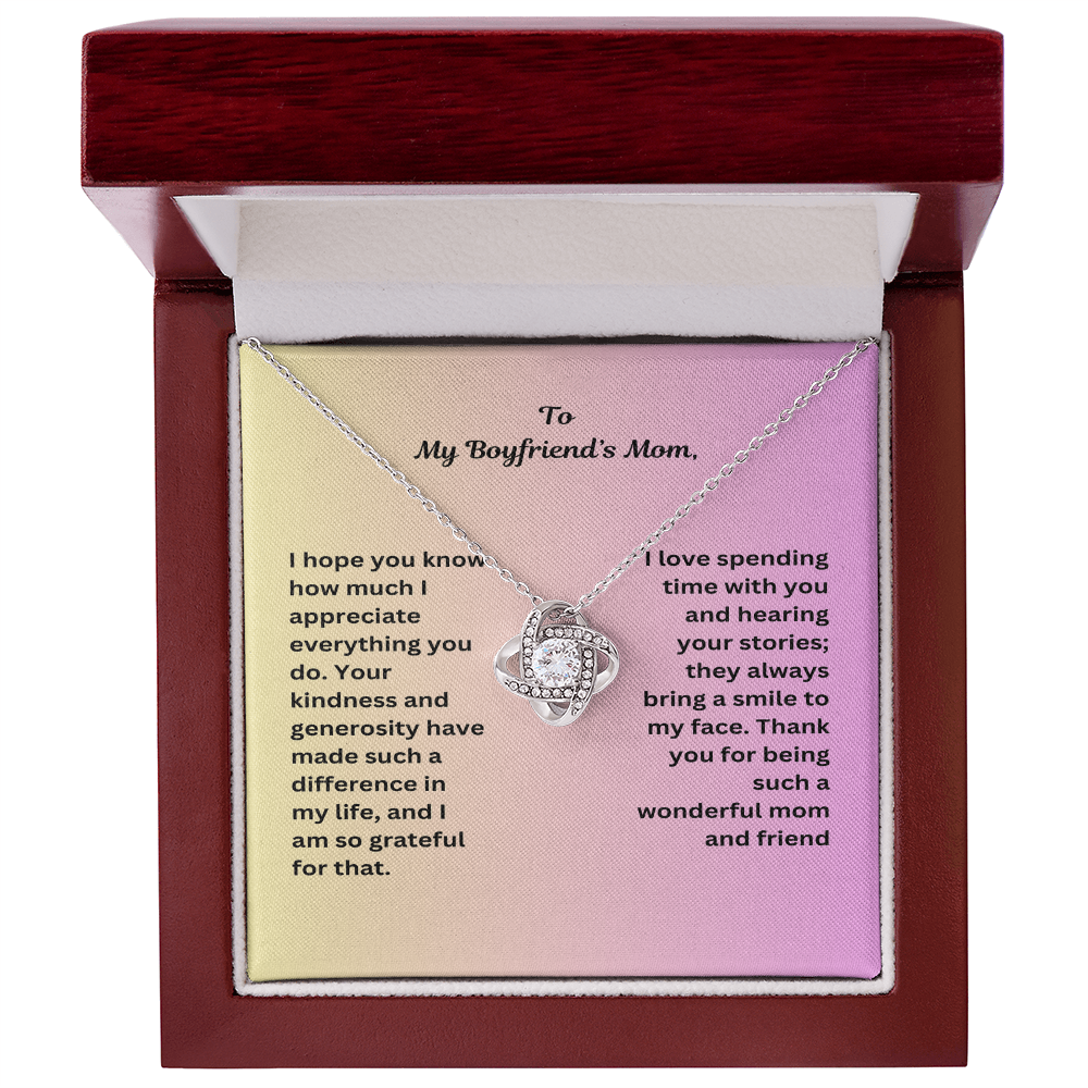 To My Boyfriend's Mom- Wonderful mom